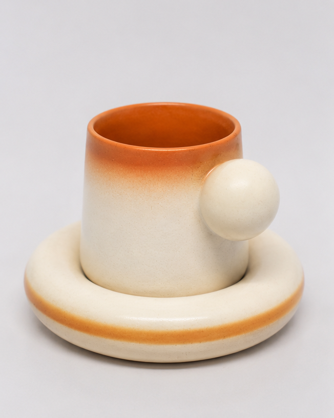 Coffee Mug & Saucer | Dusky Dessert