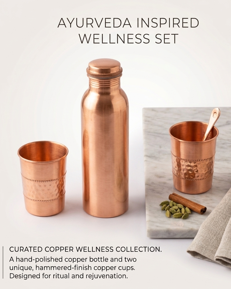 Copper Bottle | 1 Ltr