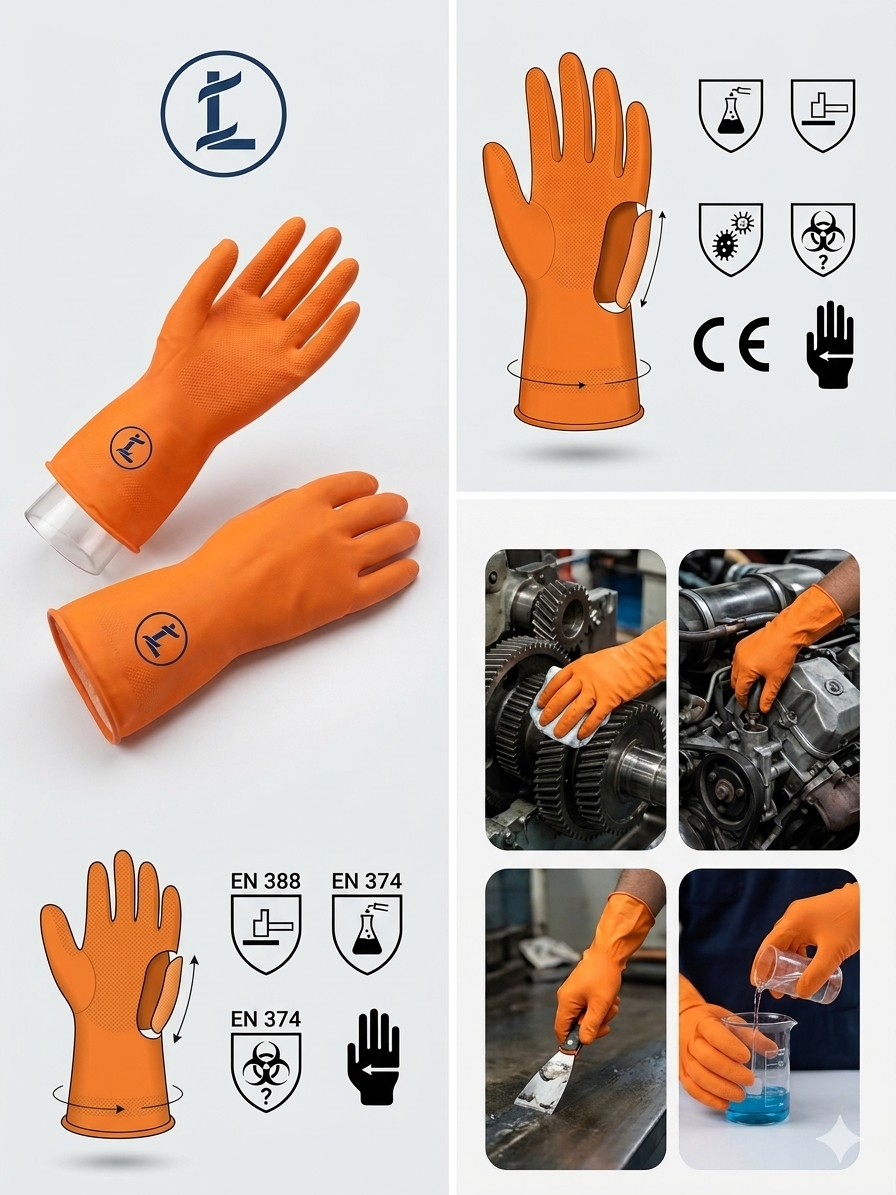 Rubber Hand Gloves