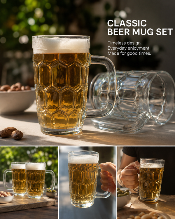 Beer Mug | 300 mL Set of 4
